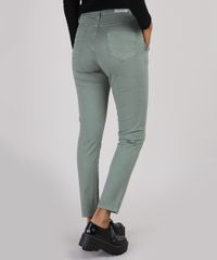 Calca-de-Sarja-Feminina-Sawary-Boyfriend-Cintura-Media-com-Pregas-Verde-9950604-Verde_2