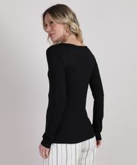 Blusa-Feminina-com-Aplicacao-de-Perolas-Manga-Longa-Decote-Redondo--Preta-9943057-Preto_2