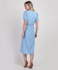 Vestido-Jeans-Feminino-Midi-com-Fenda-e-Botoes-Manga-Bufante-Azul-Claro-9944956-Azul_Claro_2 Vestido-Jeans-Feminino-Midi-com-Fenda-e-Botoes-Manga-Bufante-Azul-Claro-9944956-Azul_Claro_2