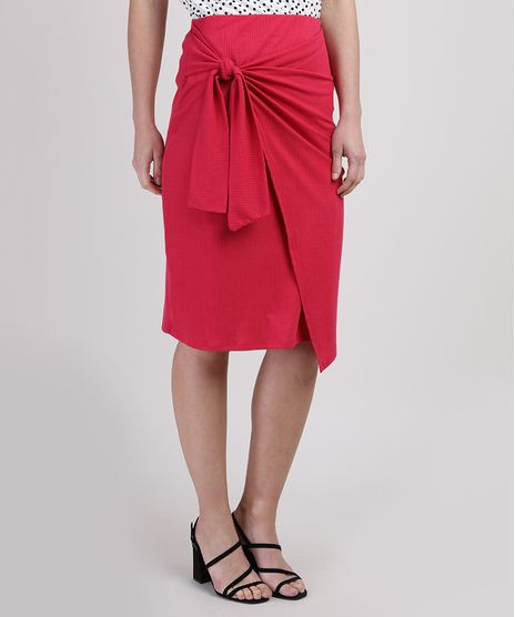 Saia-Feminina-Midi-Canelada-com-Transpasse-e-No-Rosa-Escuro-9944334-Rosa_Escuro_1
