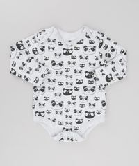 Body-Estampado-Panda-em-Algodao---Sustentavel-Cinza-Mescla-8682704-Cinza_Mescla_1