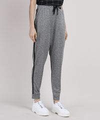 Calca-de-Moletom-Feminina-Cintura-Super-Alta-com-Bolsos-e-Faixa-Lateral-Cinza-Mescla-Escuro-9944533-Cinza_Mescla_Escuro_1 Calca-de-Moletom-Feminina-Cintura-Super-Alta-com-Bolsos-e-Faixa-Lateral-Cinza-Mescla-Escuro-9944533-Cinza_Mescla_Escuro_1