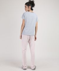 Pijama-Feminino--Live-Your-Best-Life--Manga-Curta-Cinza-Mescla-9928549-Cinza_Mescla_2