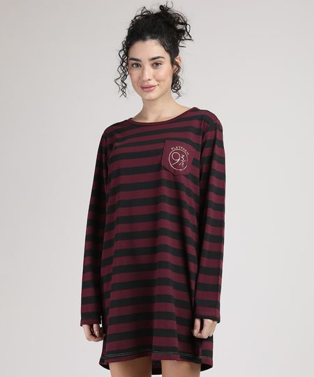 Camisola-Feminina-Harry-Potter-Listrada-Manga-Longa-Vinho-9928554-Vinho_1
