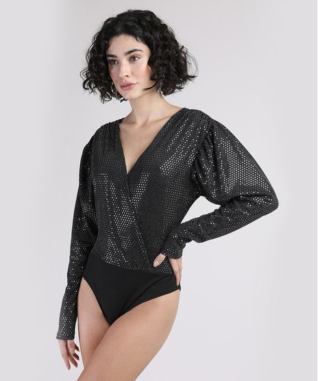 Body-Feminino-Transpassado-com-Brilho-Manga-Longa-Decote-V-Preto-9947110-Preto_1