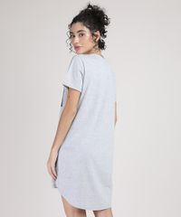 Camisola-Feminina-Casal-Friends-Manga-Curta-Cinza-Mescla-9946687-Cinza_Mescla_2