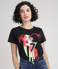 Blusa-Feminina-Ele-As-Meninas-Superpoderosas-Manga-Curta-Decote-Redondo-Preta-9950860-Preto_1