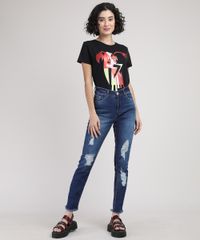 Blusa-Feminina-Ele-As-Meninas-Superpoderosas-Manga-Curta-Decote-Redondo-Preta-9950860-Preto_3
