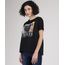 Blusa-Feminina-Ampla-Cachorro-Manga-Curta-Decote-Redondo-Preta-9942670-Preto_1