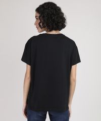 Blusa-Feminina-Ampla-Cachorro-Manga-Curta-Decote-Redondo-Preta-9942670-Preto_2