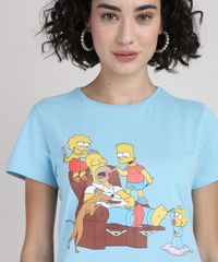 Blusa-Feminina-Os-Simpsons-Manga-Curta-Decote-Redondo-Azul-Claro-9950850-Azul_Claro_4