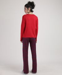 Pijama-Feminino-Gato--Think-Outside-the-Box--Listrado-Manga-Longa-Vermelho-9951192-Vermelho_2
