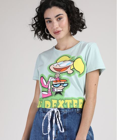 Blusa-Feminina-Dexter-e-Didi-Manga-Curta-Decote-Redondo-Verde-Claro-9950813-Verde_Claro_1