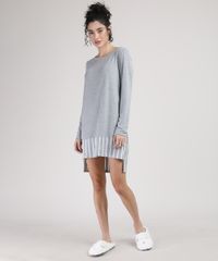 Camisola-Feminina-com-Recorte-Listrado-Manga-Longa-Cinza-Mescla-9946857-Cinza_Mescla_3 Camisola-Feminina-com-Recorte-Listrado-Manga-Longa-Cinza-Mescla-9946857-Cinza_Mescla_3