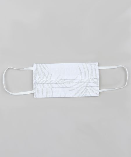 Mascara-de-Tecido-Reutilizavel-para-Protecao-Individual-Estampada-de-Folhagem-Branca-9952001-Branco_1