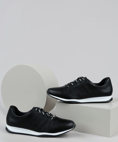 Tenis-Feminino-Via-Uno-com-Recortes-Preto-9950934-Preto_1