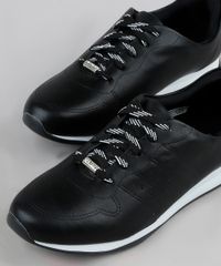 Tenis-Feminino-Via-Uno-com-Recortes-Preto-9950934-Preto_3