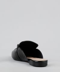 Mule-Feminino-Via-Uno-Bico-Redondo-Texturizado-Croco-Preto-9950939-Preto_4