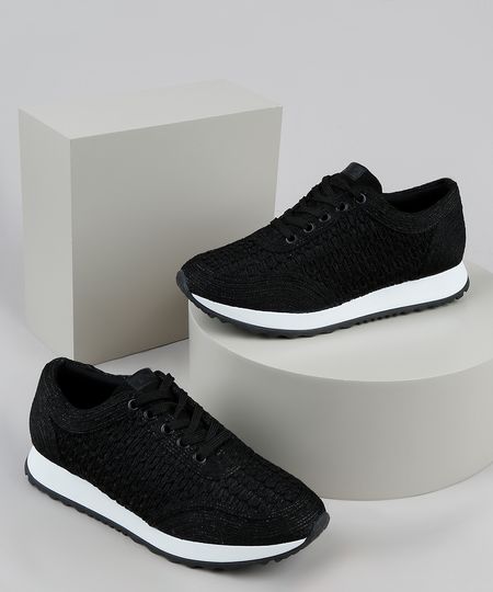 Tenis-Feminino-Via-Uno-Knit-Running-Preto-9950936-Preto_1