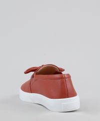 Tenis-Slip-On-Feminino-Via-Uno-com-Laco-Marrom-9946282-Marrom_4