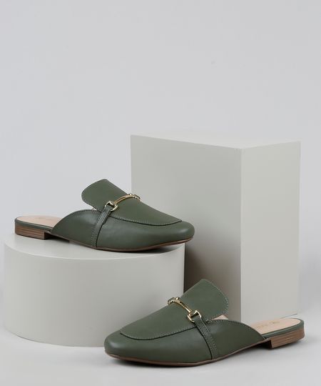 Mule-Feminino-Via-Uno-Bico-Redondo-com-Fivela-Verde-Escuro-9950941-Verde_Escuro_1