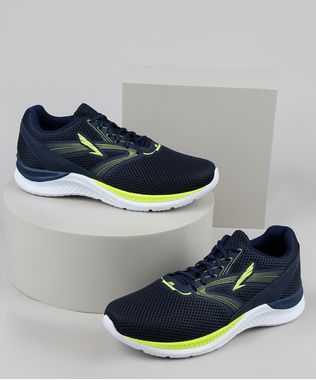 Tenis-de-Nylon-Masculino-Esportivo-Ace-Running-com-Recortes-Azul-Marinho-9947491-Azul_Marinho_1