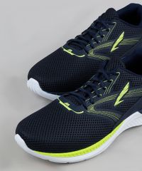 Tenis-de-Nylon-Masculino-Esportivo-Ace-Running-com-Recortes-Azul-Marinho-9947491-Azul_Marinho_3