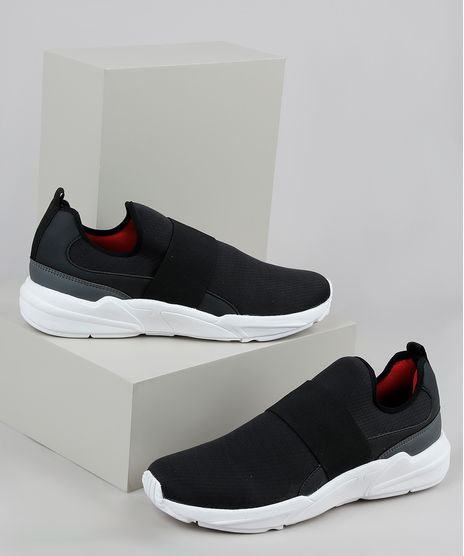 Tenis-de-Neoprene-Masculino-Oneself-Knit-com-Elastico-Preto-9947495-Preto_1