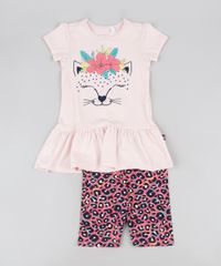 Conjunto-Infantil-de-Blusa-Oncinha-Manga-Curta-Rosa-Claro---Bermuda-Estampada-Animal-Print-Onca-Rosa-9942989-Rosa_1