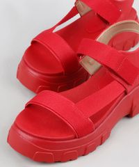 Papete-Feminina-Oneself-Flatform-Tratorada-com-Velcro-Vermelha-9952383-Vermelho_4