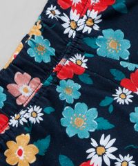 Conjunto-Infantil-de-Blusa-Estampada-Floral-Manga-Curta---Short-Azul-Marinho-9946799-Azul_Marinho_5