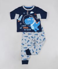 Pijama-de-Moletom-Infantil-Dinossauro-Manga-Longa-Cinza-Mescla-Claro-9942698-Cinza_Mescla_Claro_1