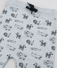 Calca-De-Moletom-Jogger--Infantil-Bichos-Cinza-Mescla-9942244-Cinza_Mescla_4
