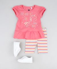 Conjunto-Infantil-Blusa-Unicornio-com-Babado-Manga-Curta---Bermuda-Listrada-Ciclista-Rosa-9943625-Rosa_3