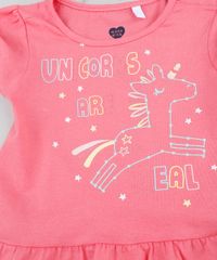 Conjunto-Infantil-Blusa-Unicornio-com-Babado-Manga-Curta---Bermuda-Listrada-Ciclista-Rosa-9943625-Rosa_4