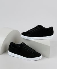 Tenis-Feminino-Via-Uno-com-Recortes-Preto-9951341-Preto_1