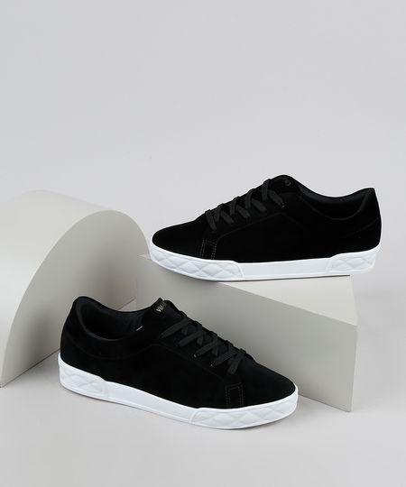Tenis-Feminino-Via-Uno-com-Recortes-Preto-9951341-Preto_1
