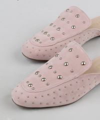 Mule-de-Suede-Feminino-Via-Uno-Bico-Redondo-com-Tachas-Rosa-Claro-9951313-Rosa_Claro_3