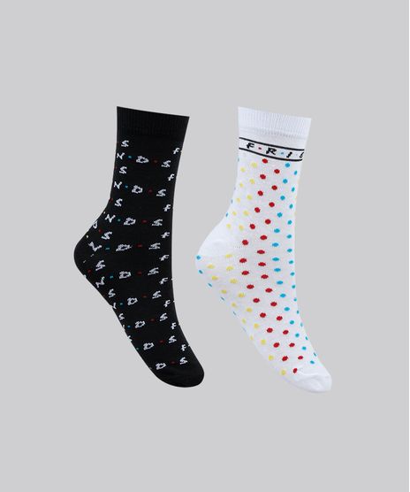 Kit-de-2-Meias-Femininas-Cano-Alto-Friends-Estampadas-Multicor-9949197-Multicor_1