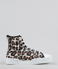 Tenis-Feminino-Oneself-Cano-Alto-Estampado-Animal-Print-Onca-Bege-Claro-9948215-Bege_Claro_2