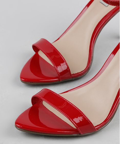 sandalia via uno vermelha