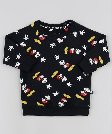 Blusao-de-Moletom-Infantil-Mickey-Estampado-Preto-9947805-Preto_1