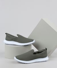 Tenis-Feminino-Via-Uno-All-Day-Knit-Verde-Militar-9951343-Verde_Militar_1