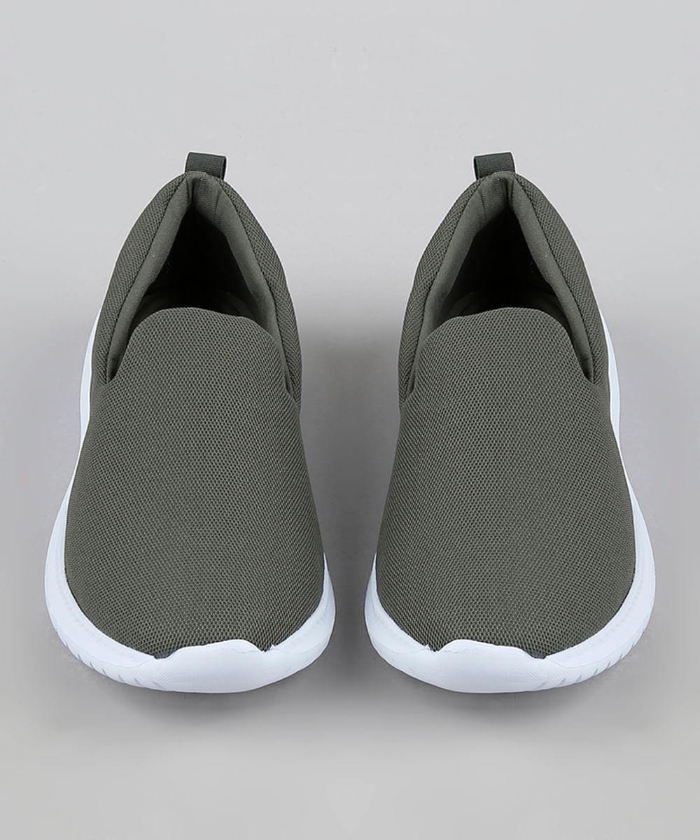 tenis verde militar feminino