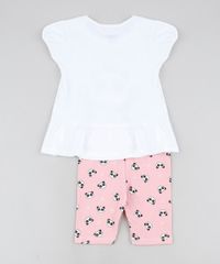 Conjunto-Infantil-de-Blusa-Panda-com-Babado-Manga-Curta-Branca---Bermuda-Estampada-Rosa-9943369-Rosa_2