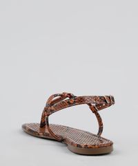 Rasteirinha-Feminina-Via-Uno-Estampada-Animal-Print-Cobra-Marrom-9951323-Marrom_4