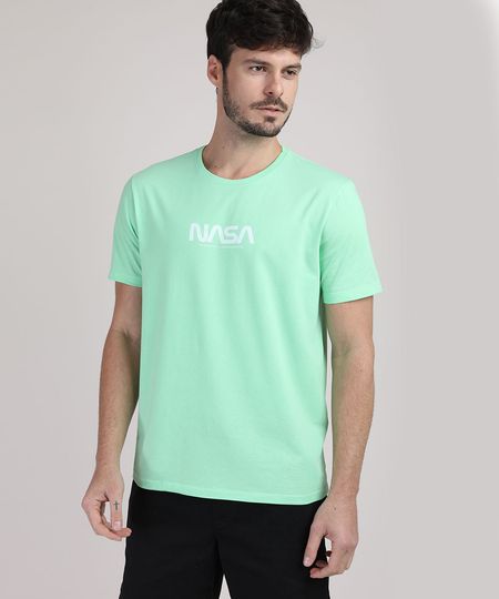Camiseta-Masculina-NASA-Manga-Curta-Gola-Careca-Verde-Claro-9950971-Verde_Claro_1 Camiseta-Masculina-NASA-Manga-Curta-Gola-Careca-Verde-Claro-9950971-Verde_Claro_1