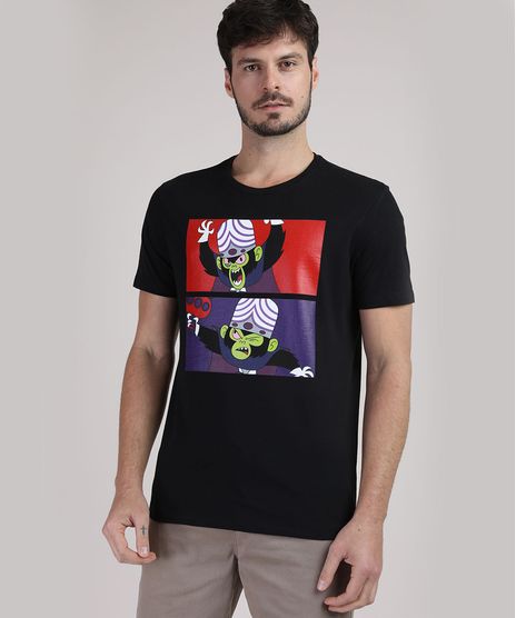Camiseta-Masculina-Macaco-Louco-Manga-Curta-Gola-Careca-Preta-9950979-Preto_1