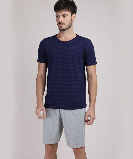 Pijama-Masculino-Listrado-Manga-Curta-Azul-Marinho-9951347-Azul_Marinho_1