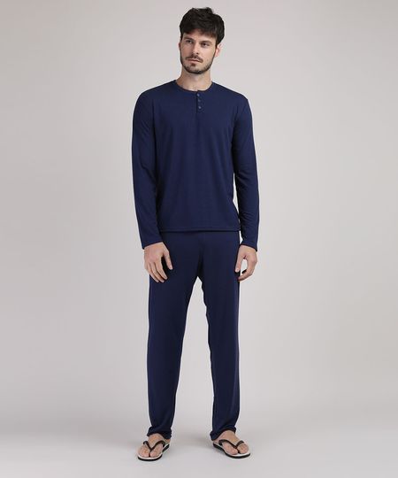 Pijama-Masculino-Manga-Longa-Gola-Portuguesa-Azul-Marinho-9950945-Azul_Marinho_1